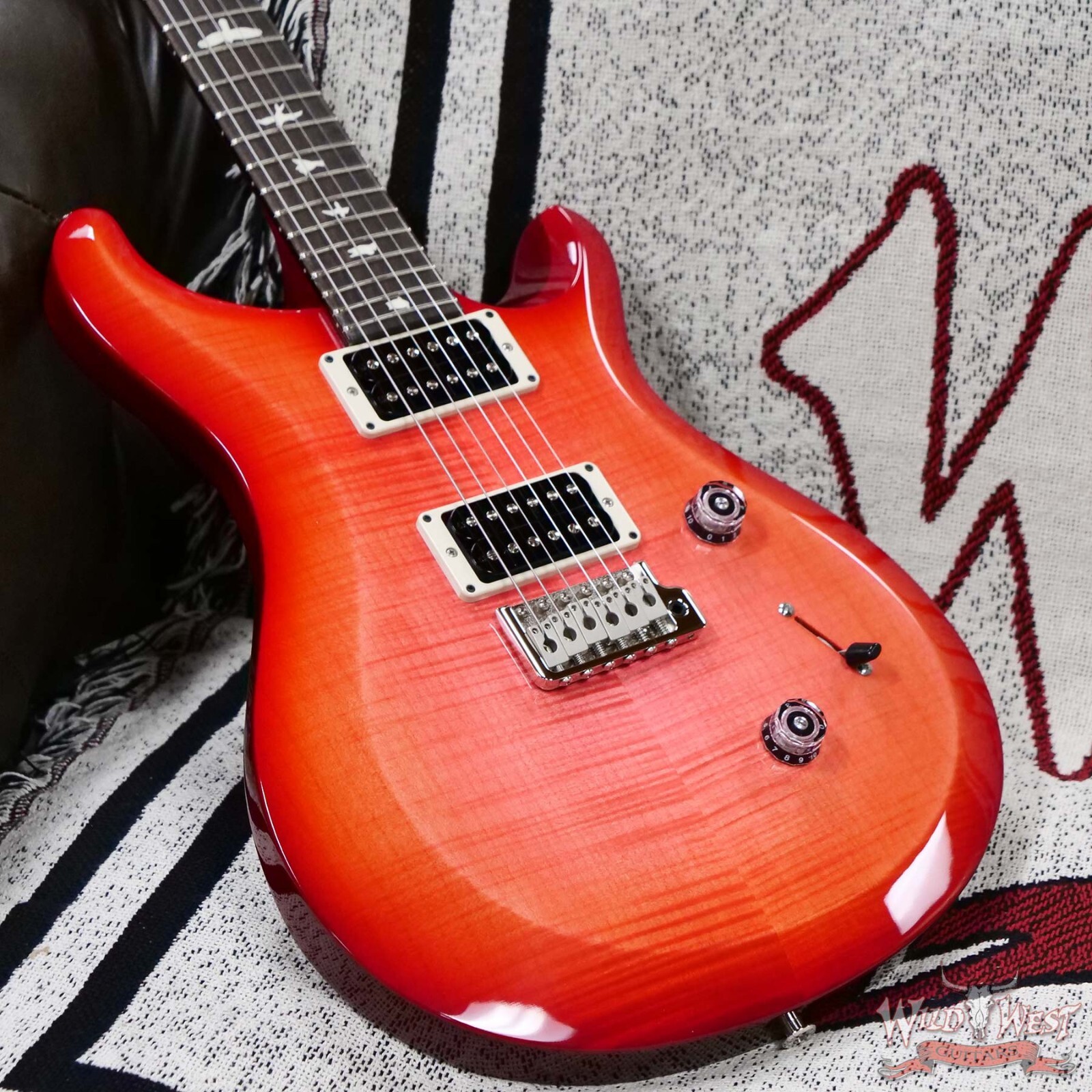 Paul Reed Smith PRS S2 Custom 24 Bonnie Pink Cherry Burst 7.45 Pounds