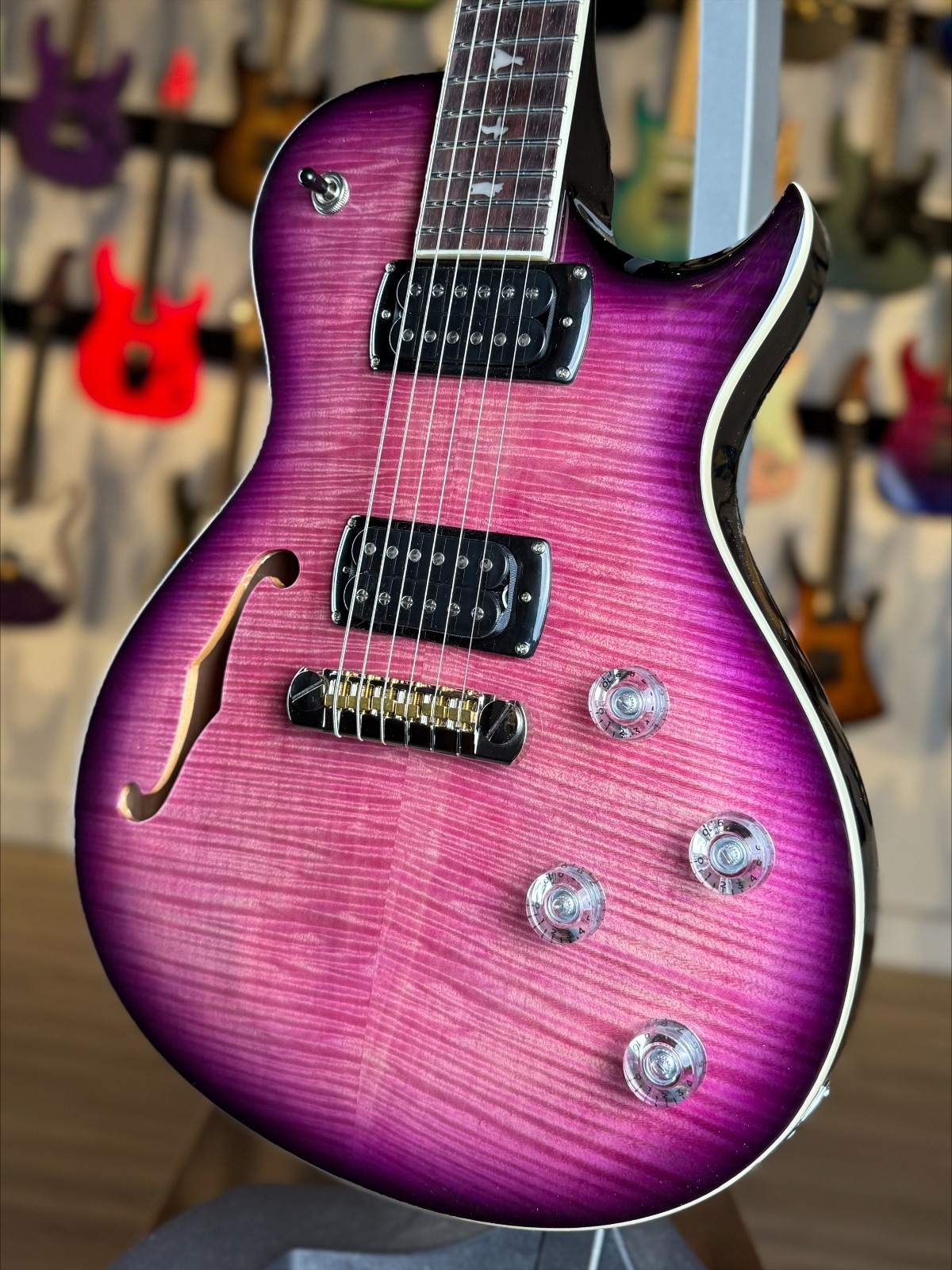 PRS SE Zach Myers Signature Singlecut – Elderberry Burst – Flame Maple