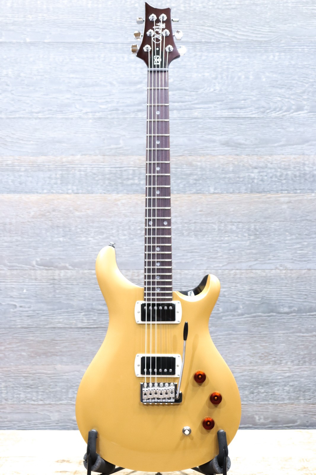 PRS SE DGT David Grissom Signature Gold Top Moon Inlays Electric Guitar w/Bag
