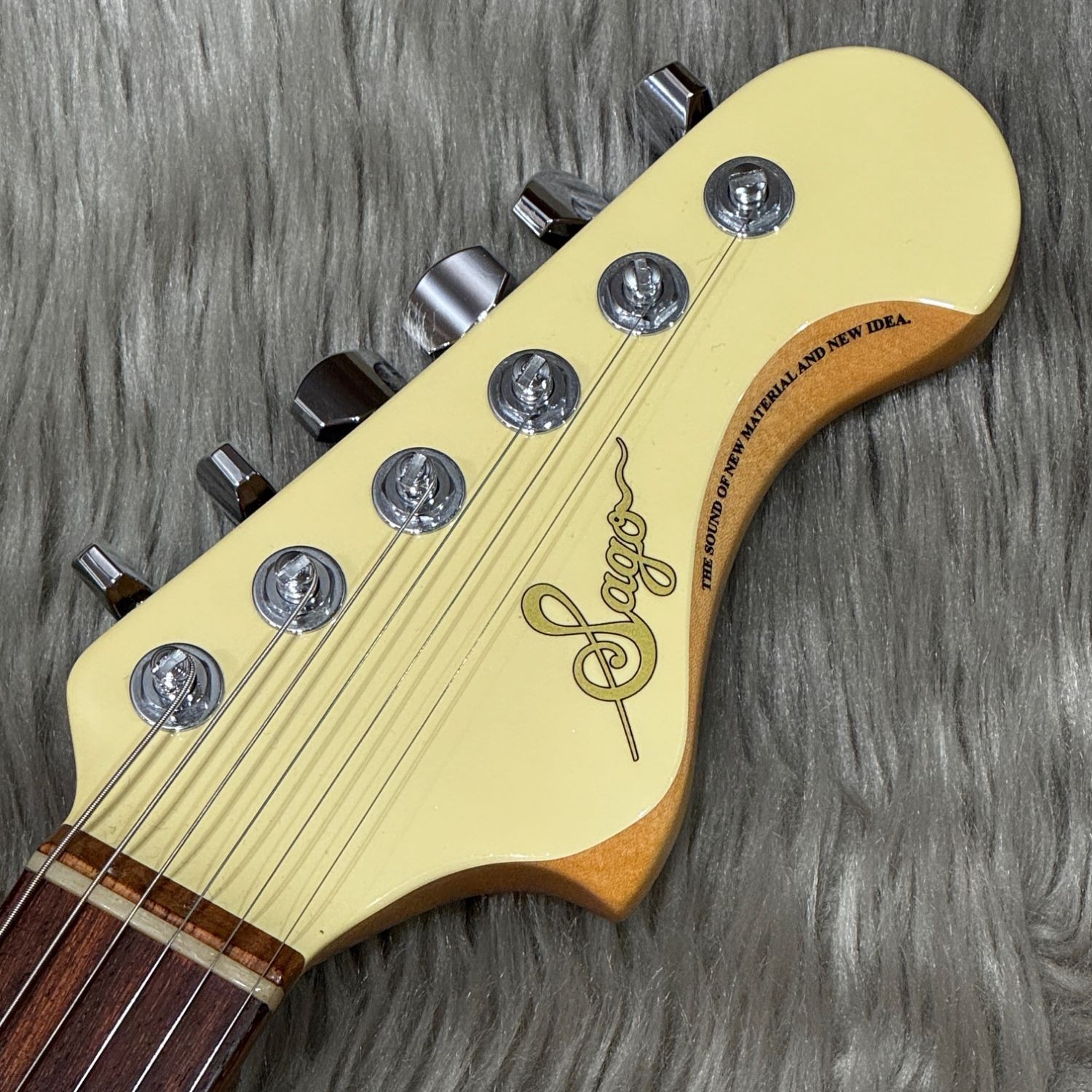 Used Sago Sonia Japan Yellow Electric guitar 22 Frets 6 Strings