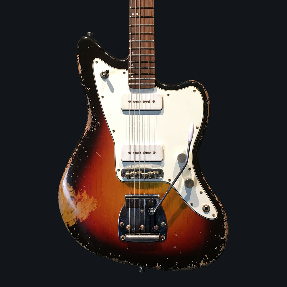 FRANCHIN Neptune Guitar Relic Aged 100% Nitro JM Type Made in Italy*MADE TO ORDER