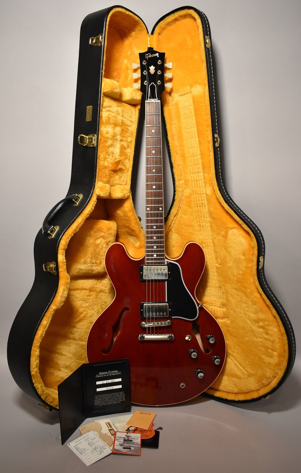 2022 Gibson Custom ’61 ES-335TDC Dot Reissue Cherry w/OHSC
