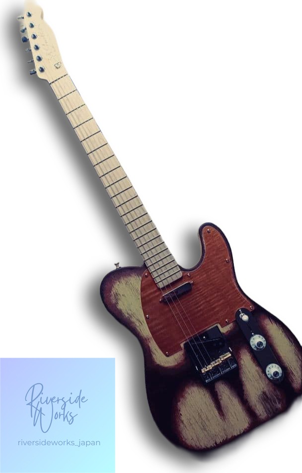 38Guitars Telecaster TL RustHoney Relic Rust Finish