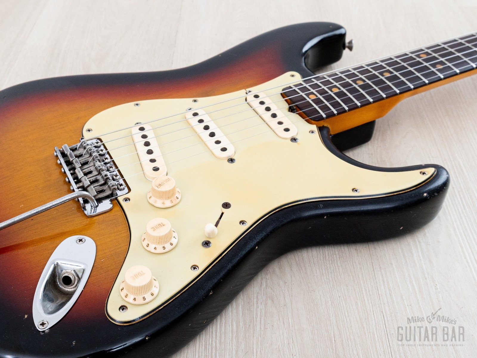 1963 Fender Stratocaster Korina Pre-CBS Vintage Guitar Sunburst w/ Case
