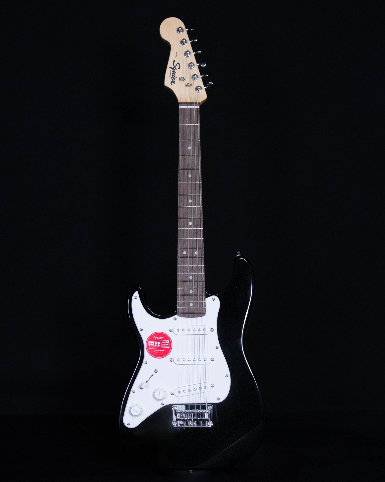 Squier Mini Stratocaster Left-Handed, Laurel FB, Black