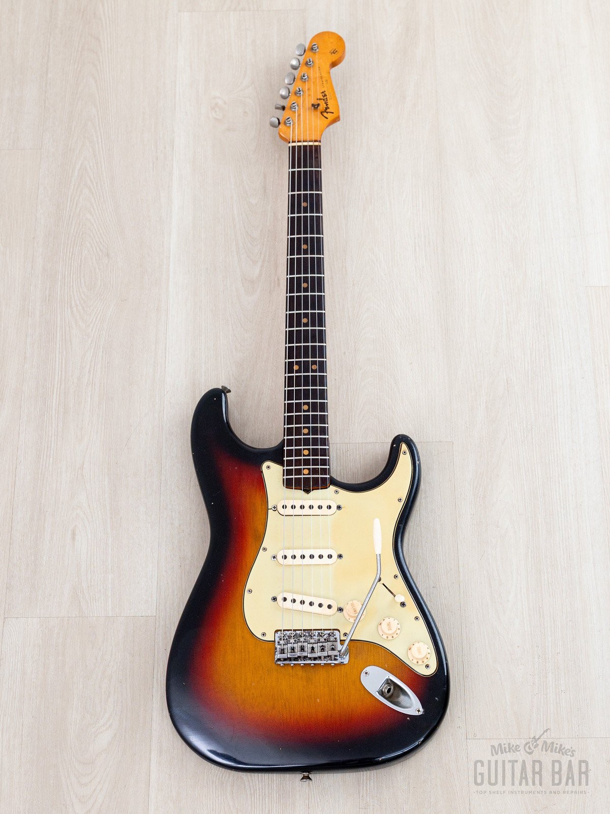 1963 Fender Stratocaster Korina Pre-CBS Vintage Guitar Sunburst w/ Case