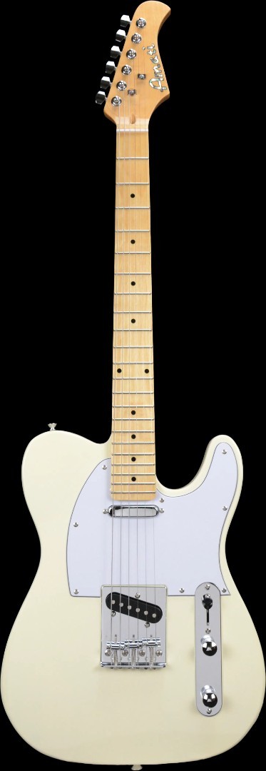 Amati Model #100TCBC T Style Electric Guitar in a Butter Cream Finish w/bag +++