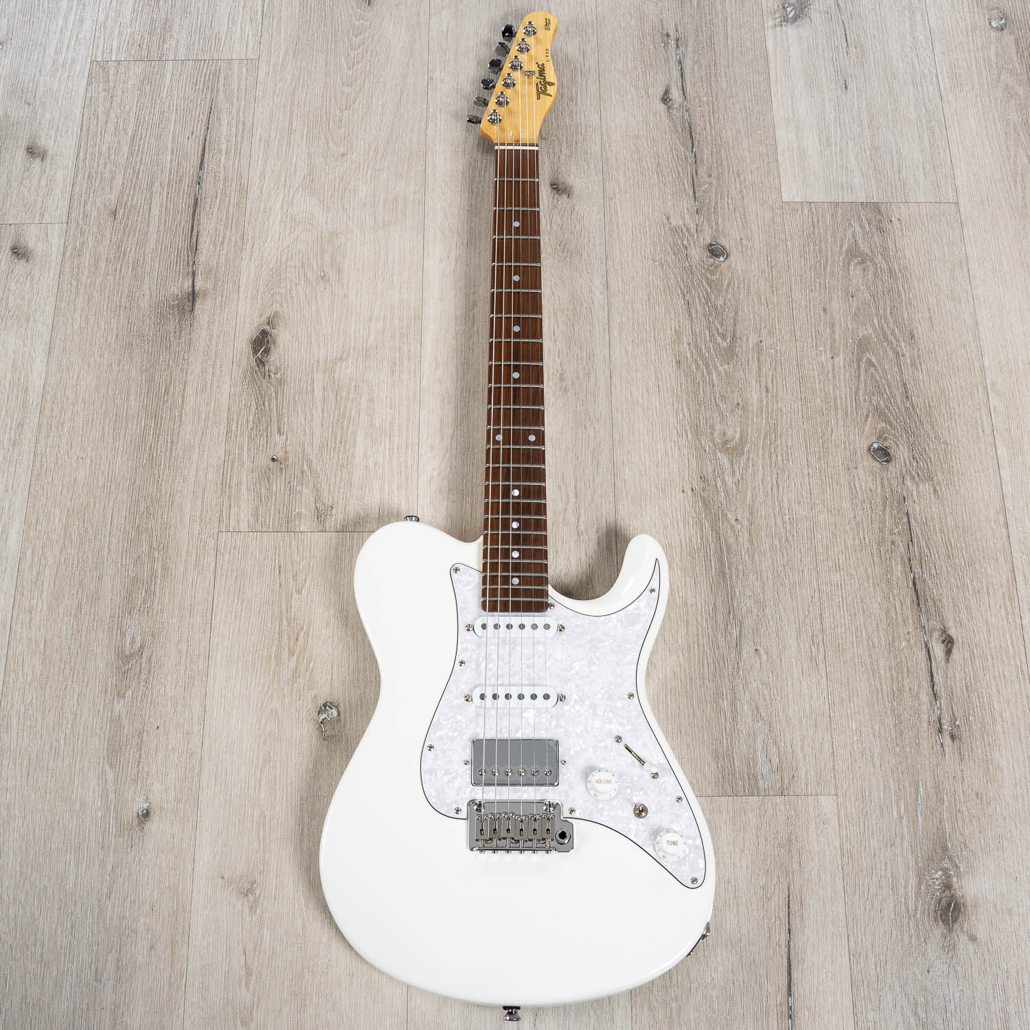 Tagima Brazil T-930 Guitar, Brazilian Pau Ferro Fretboard, White (B-STOCK)
