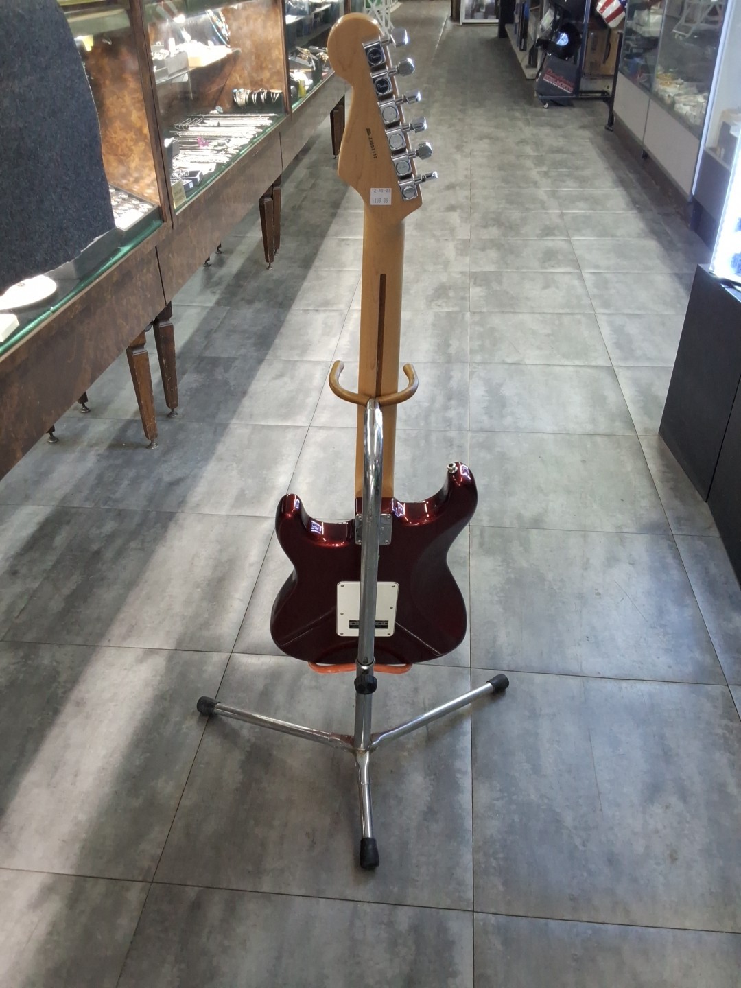 2003 Fender Stratocaster Maple Mexico Fat Red Wine