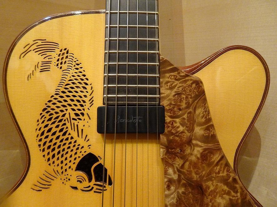 Oracle Of Guitars Burl Maple Benedettopu Safe delivery from Japan