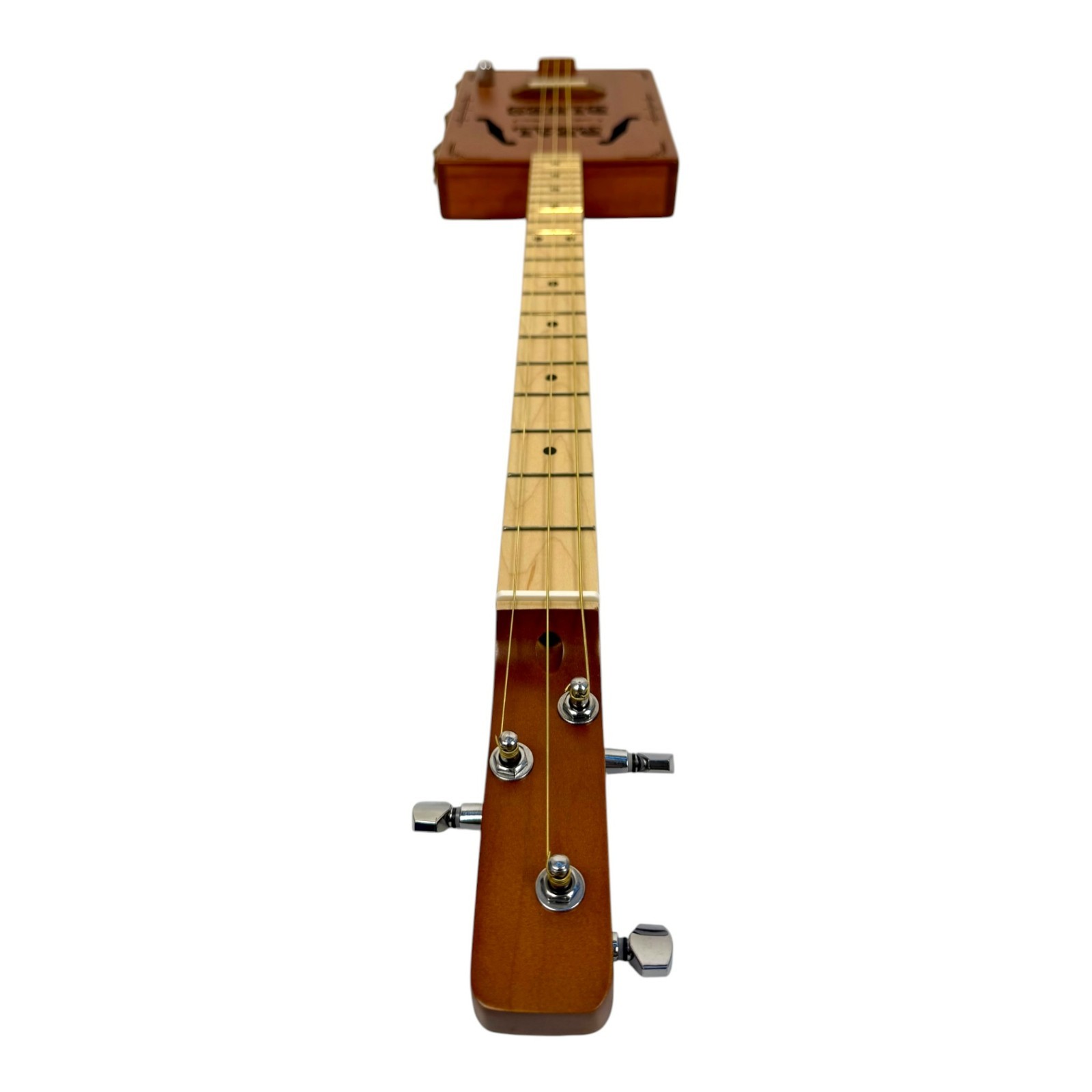 Haze Mahogany Cigar Box Guitar – Natural X1 DIY kits