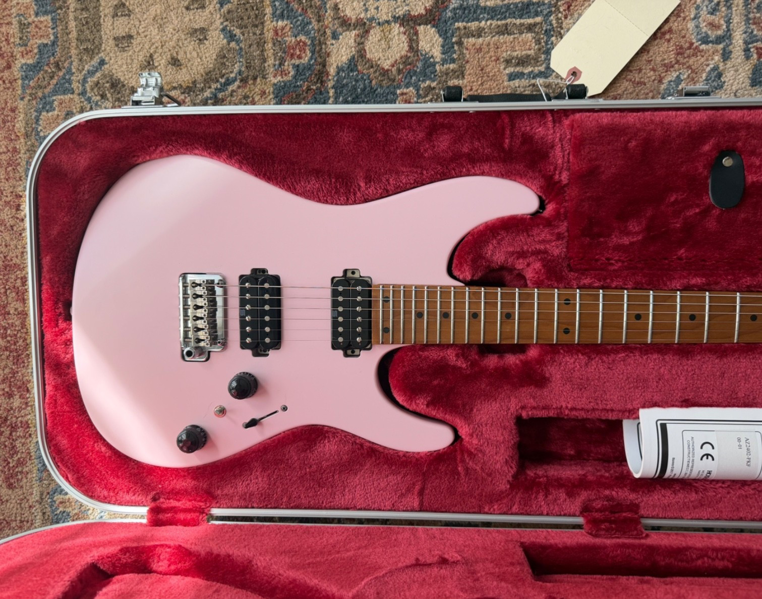 Ibanez Prestige AZ2402 PKF (Japan 2019) Rare Flat Pink Finish