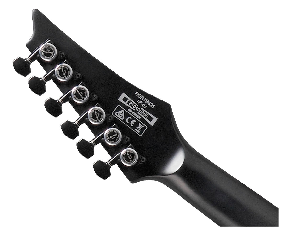 Used Ibanez RGRTB621BKF RG Standard Electric Guitar – Black Flat