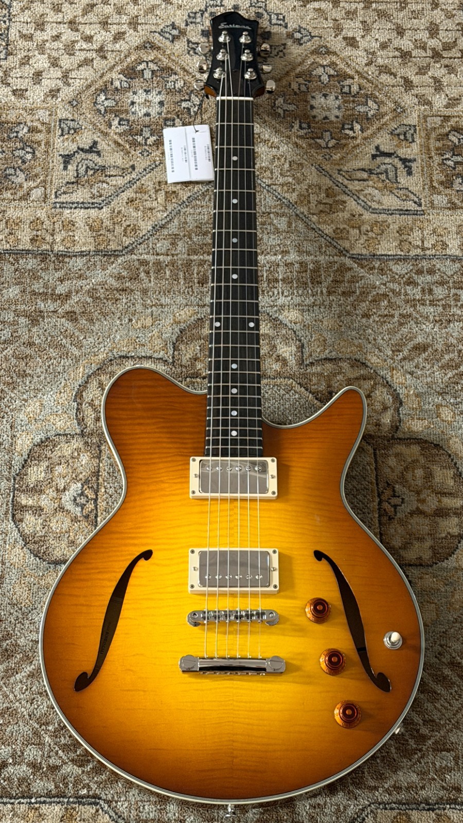 Eastman Romeo-California w/ Bare Knuckle Pickups Thinline w/ Case & Pro Setup!