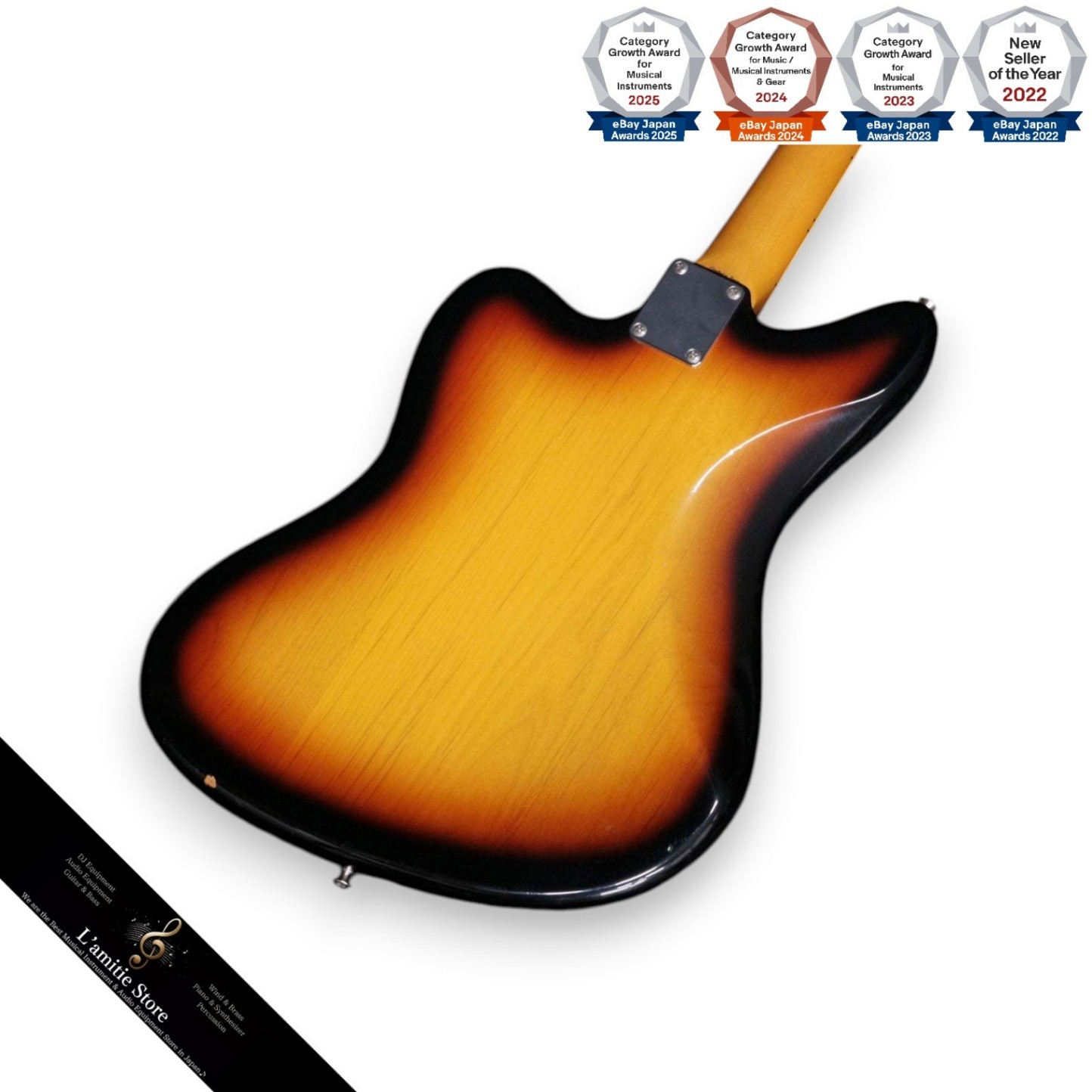 Fender Japan JG6698D 3T Sunburst Electric Guitar 19992002 2H Bridge