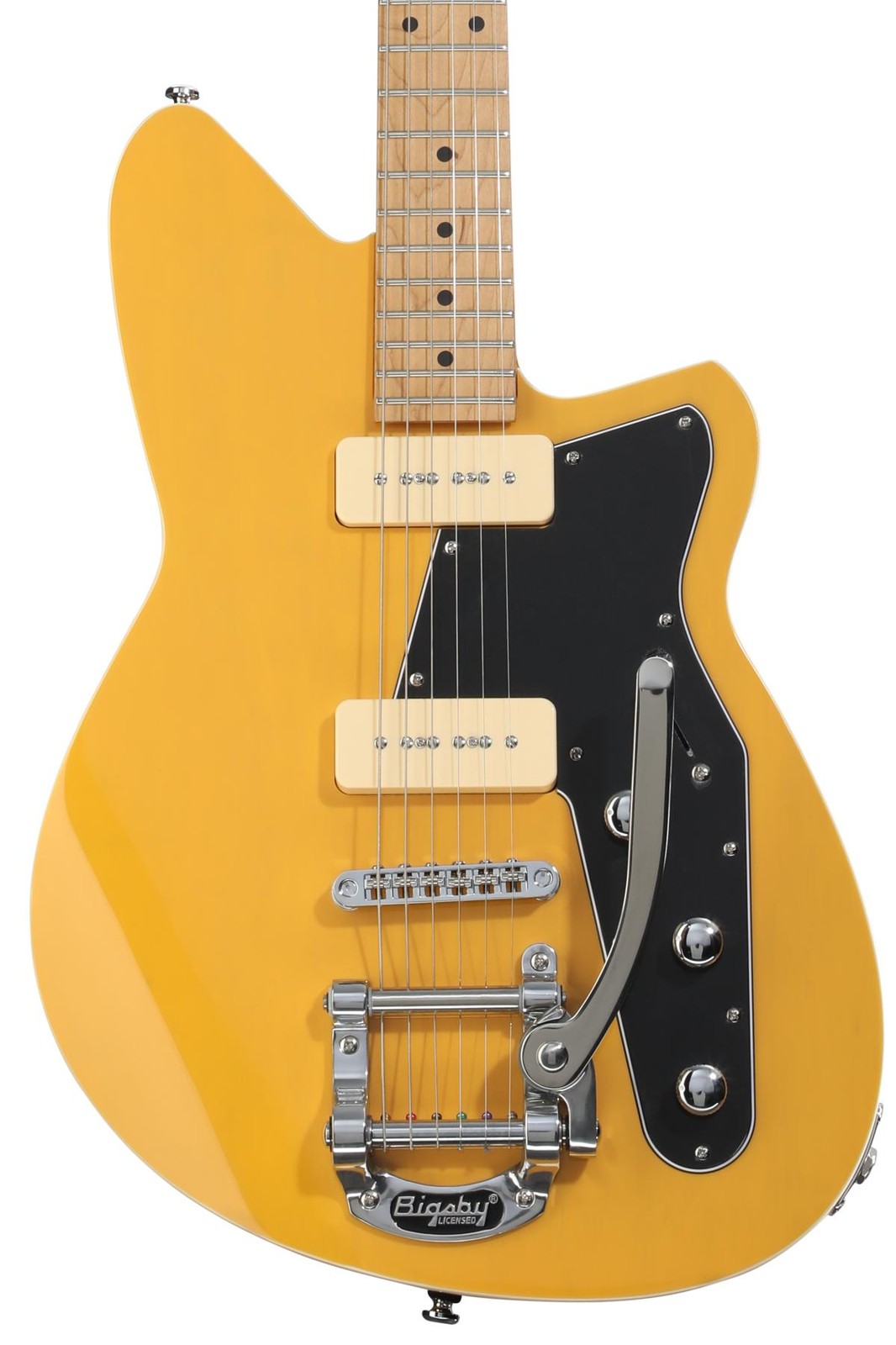 Reverend Jetstream 290 Electric Guitar – Vintage Yellow, Maple Fingerboard