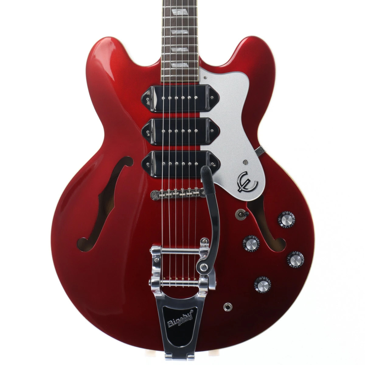 Used EPIPHONE RIVIERA P93 Red Pearl Electric Guitar