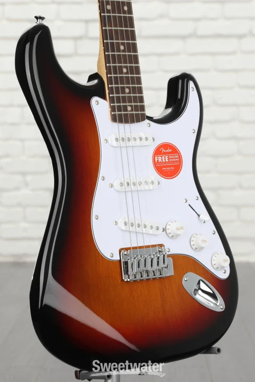 Squier Affinity Series Stratocaster Electric Guitar – 3-Color Sunburst with