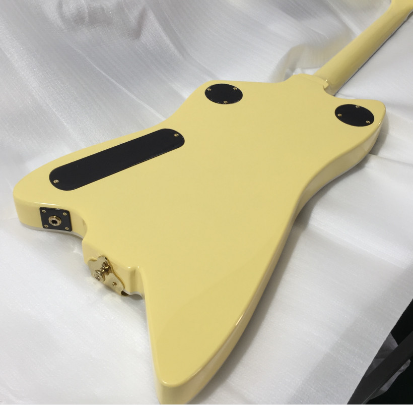 Custom Billy-Bo Thunderbird Cream Yellow Ebony Fretboard Gold Hardware