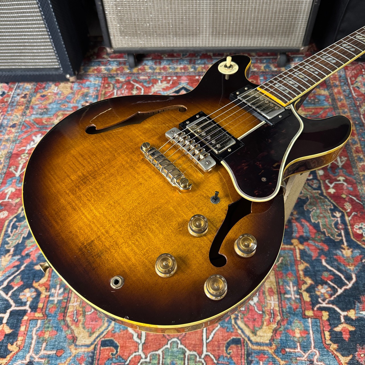 Greco SV800S Super View Semi Hollowbody ES339 Style Maxon PU2 Fujigen 1979
