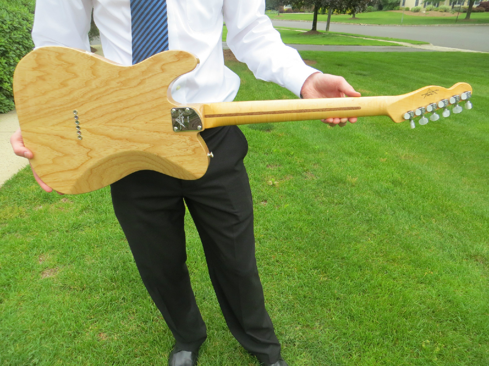 Fender Custom Shop Custom Deluxe Telecaster AAA Flame Top Natural Stain 2013