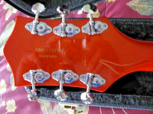 GRETSCH ORANGE G5120 2007 MINT BLACK HARDSHELL CASE #570-10