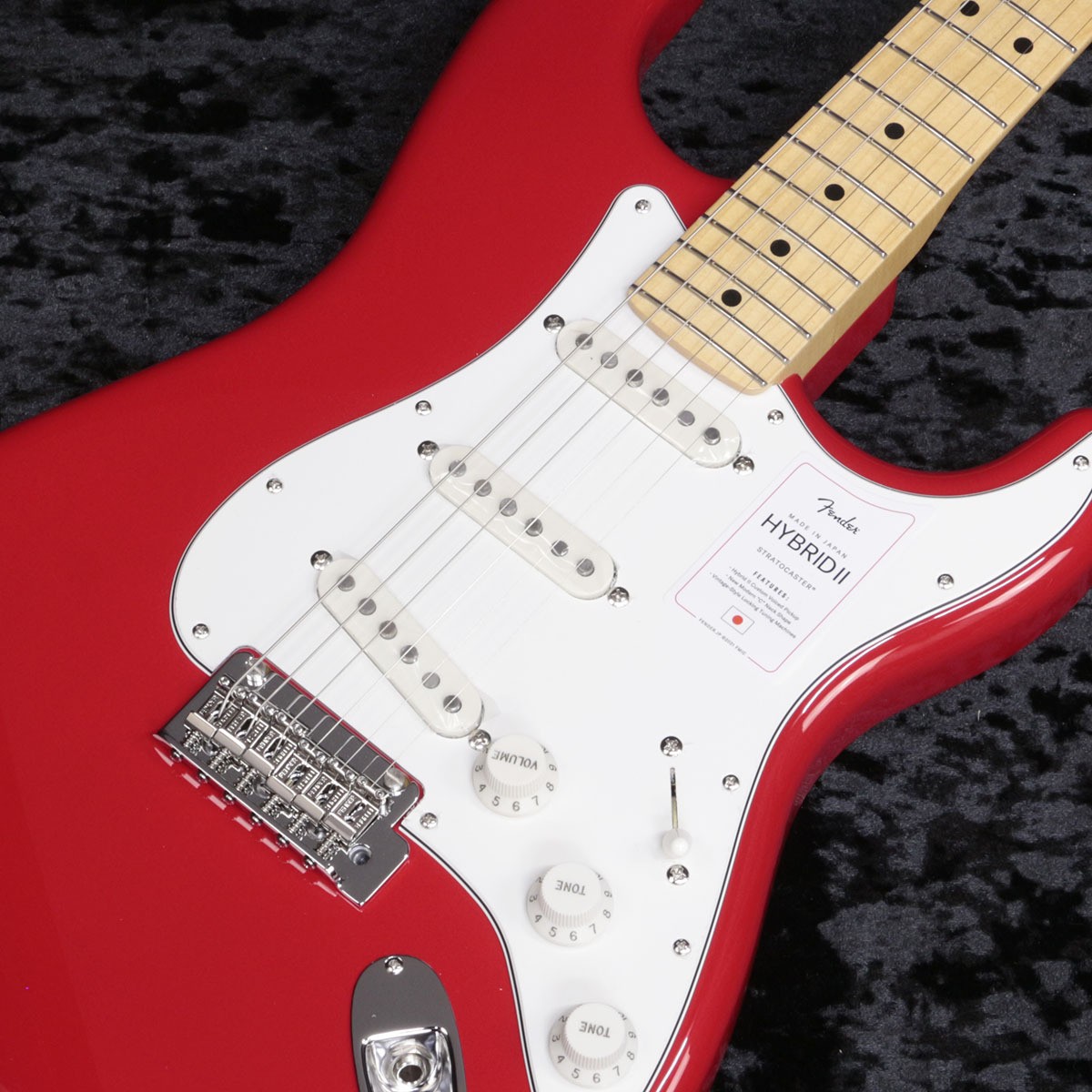 Fender Made in Japan Hybrid II Stratocaster Maple FB Modena Red JD26001780 3.4kg