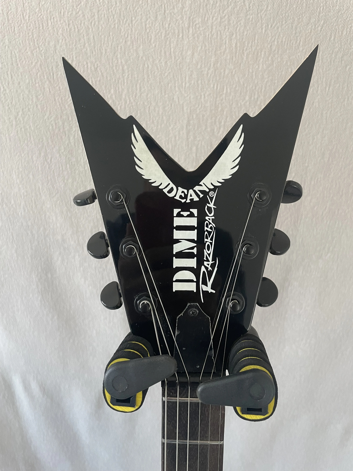 Hot Dean Razorback Dimebag Classic Black Electric Guitar Factory