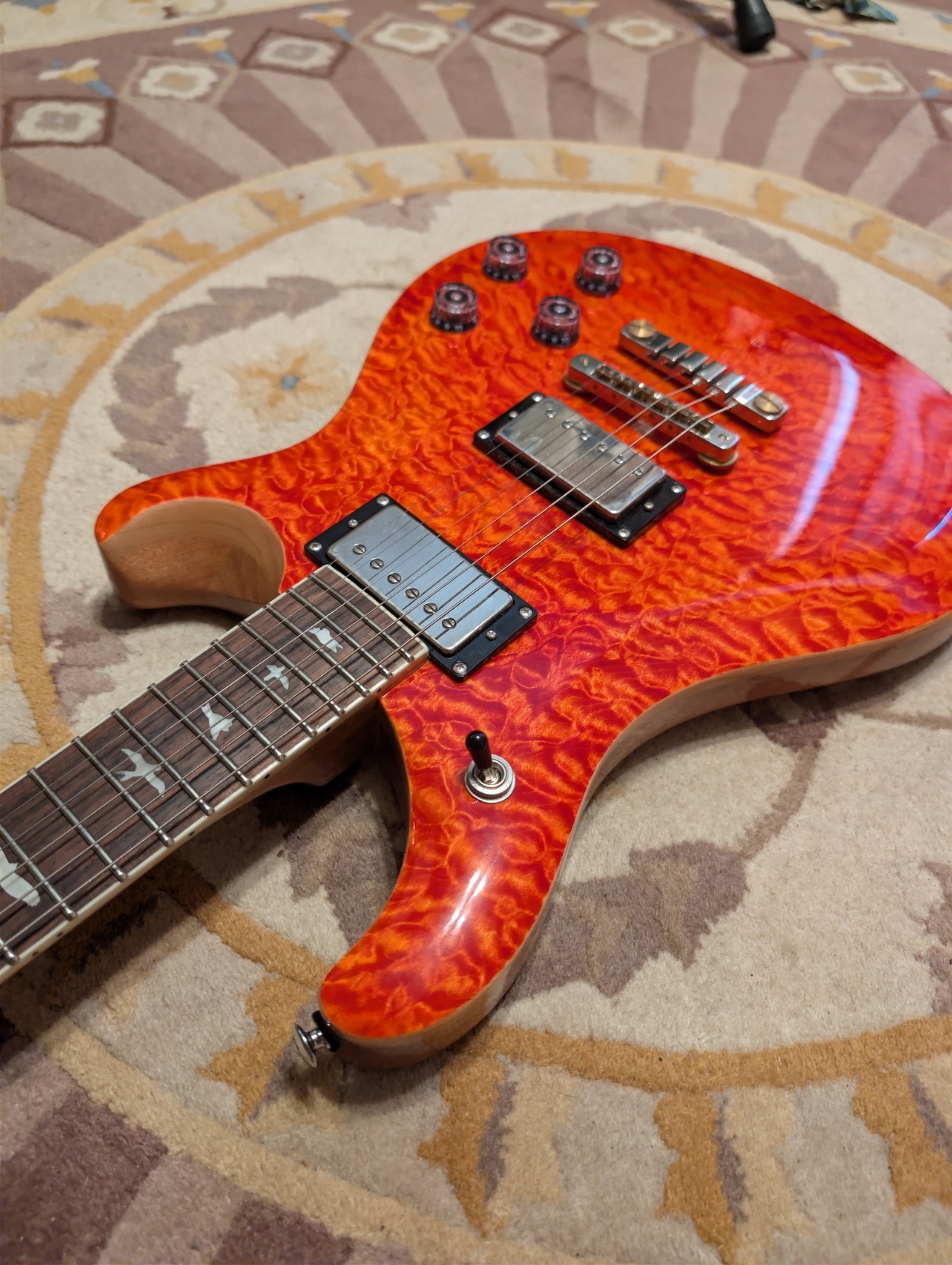 2025 PRS SE McCarty 594 Blood Orange with Gig Bag