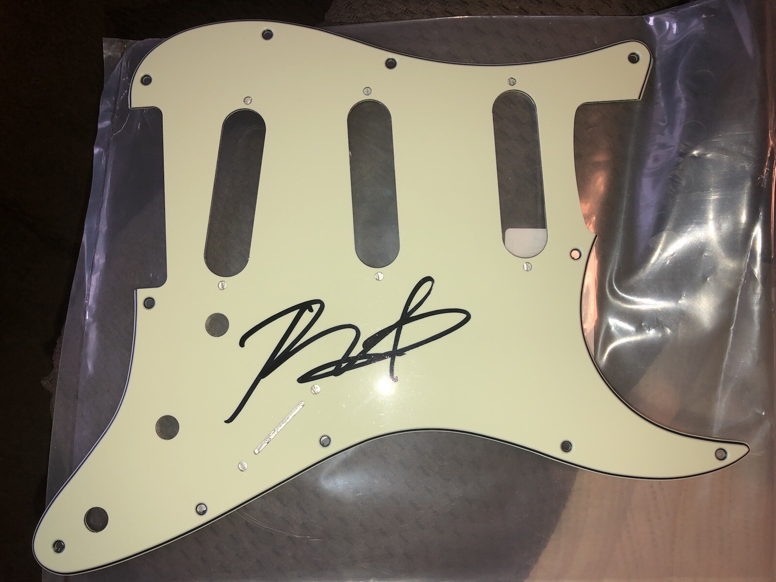 richie kotzen Signed Pickguard Winery￼ dogs / poison￼