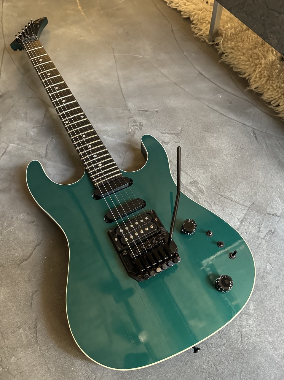 Gibson 1988 U2 Emerald Green Metallic Rare Vintage Electric Guitar