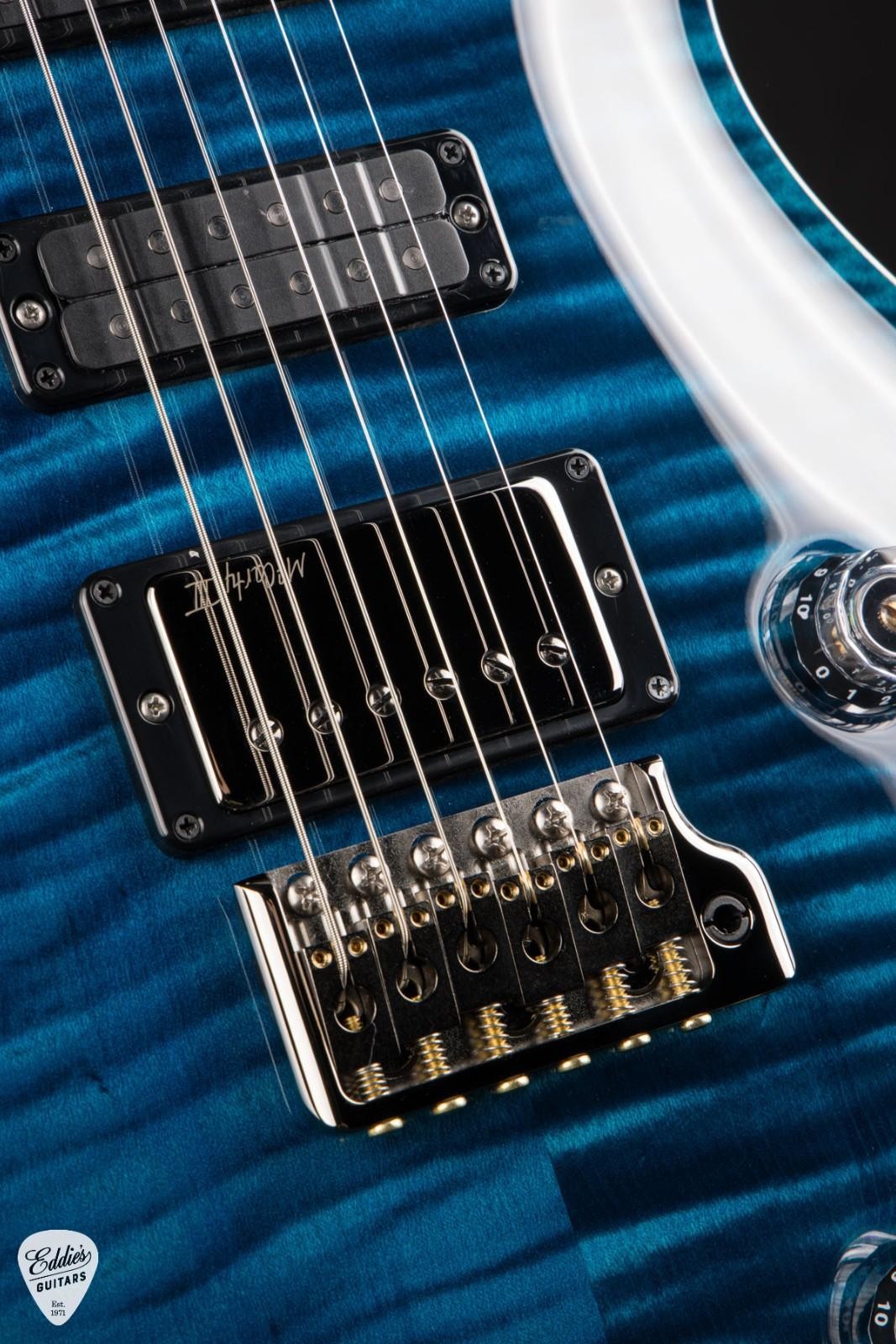 PRS Eddie’s Guitars Wood Library Studio Swamp Ash/Brazilian – Blue Matteo