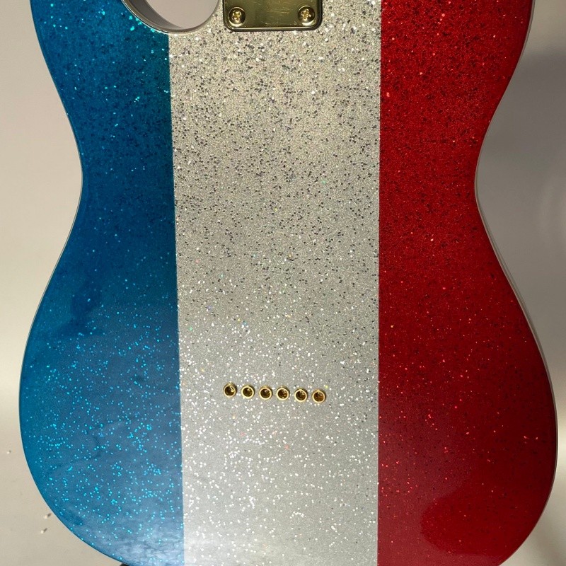 Solid Body Electric Guitar Bone Nut Stainless Rounded Fret Gold Free Shipping