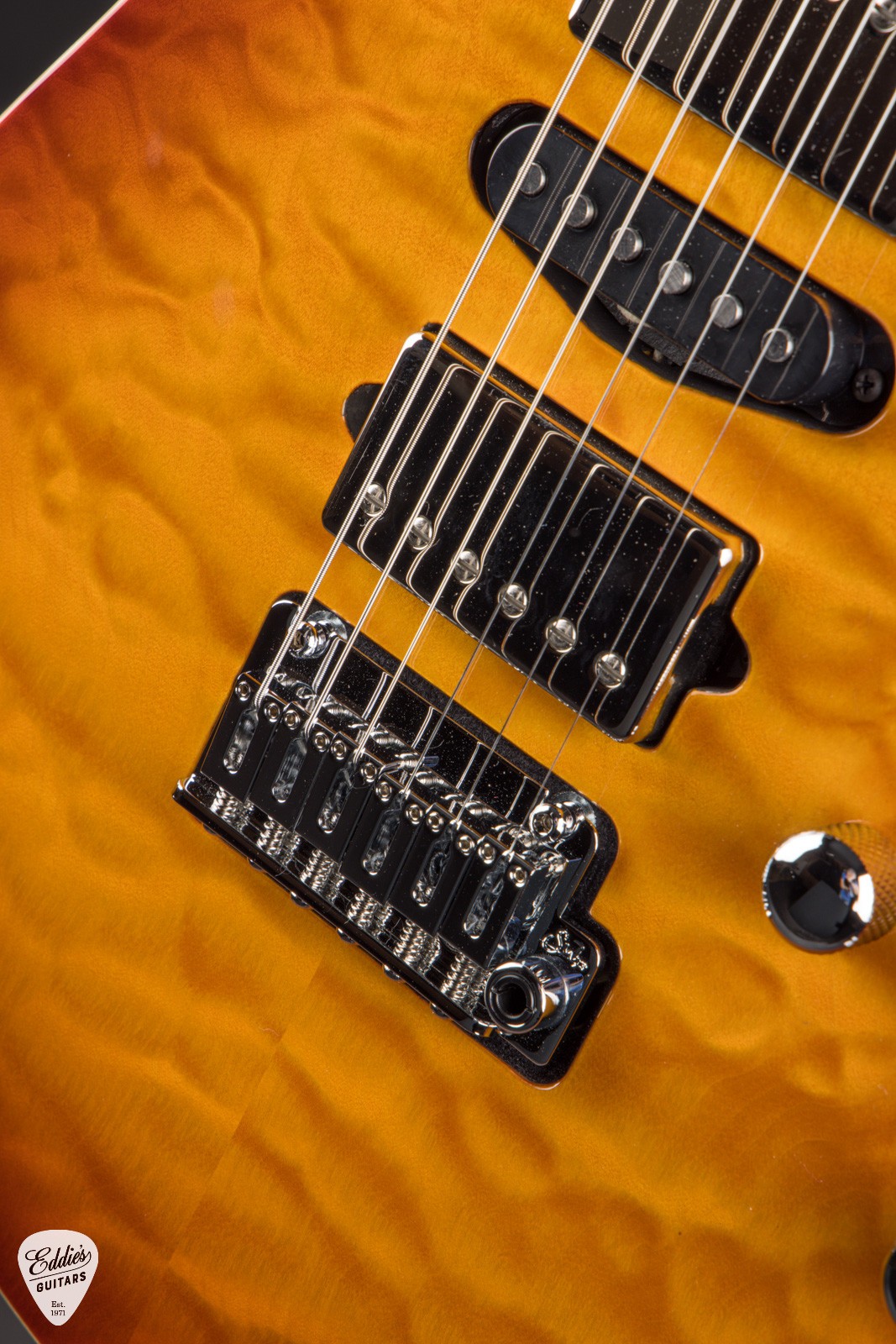 Suhr Modern Quilt Maple & Black Limba – Honey Burst