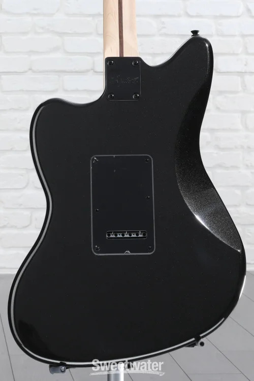 Squier Affinity Series Jazzmaster Electric Guitar – Metallic Black, Sweetwater