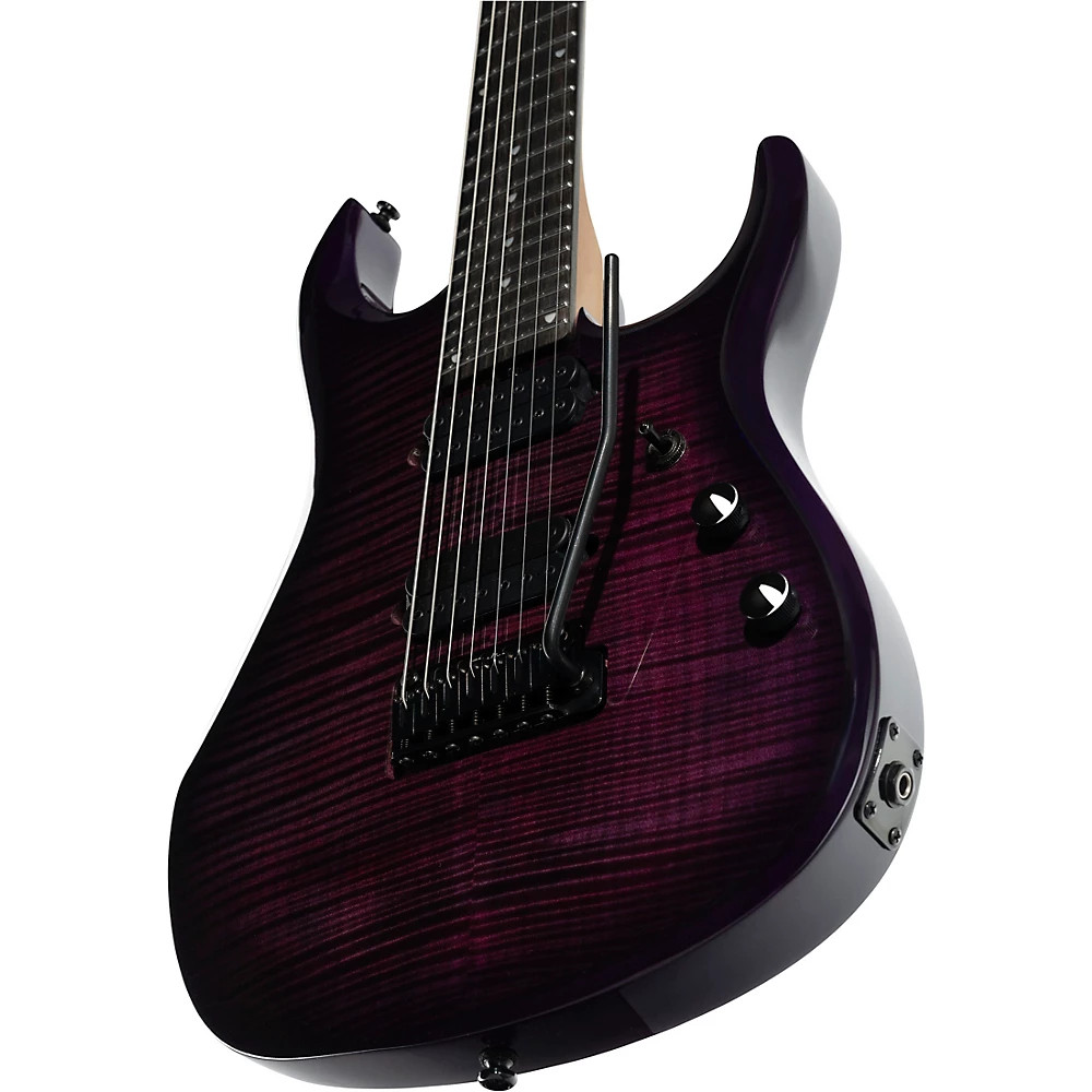 Sterling by Music Man JP157 with DiMarzio Pickups 7String Guitar Purple Nebula