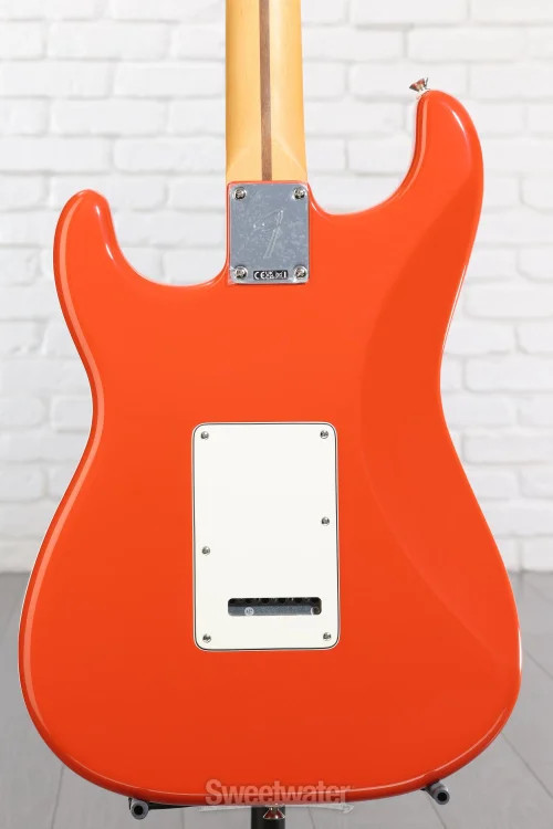 Fender Player II Stratocaster HSS Electric Guitar – Rallye Orange with Rosewood