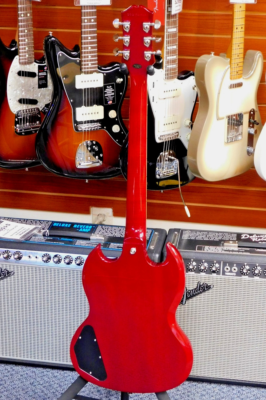 2025 Epiphone SG Standard Electric Guitar w/ Case! Gloss Cherry! VERY NICE!!!