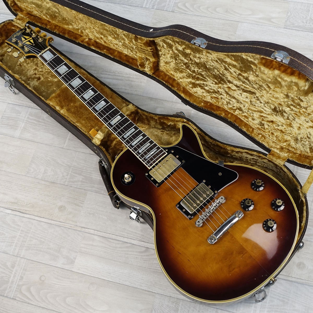 [Navigator] LP Custom Type Sunburst Made in Japan 1970s Vintage Solid E.Guitar