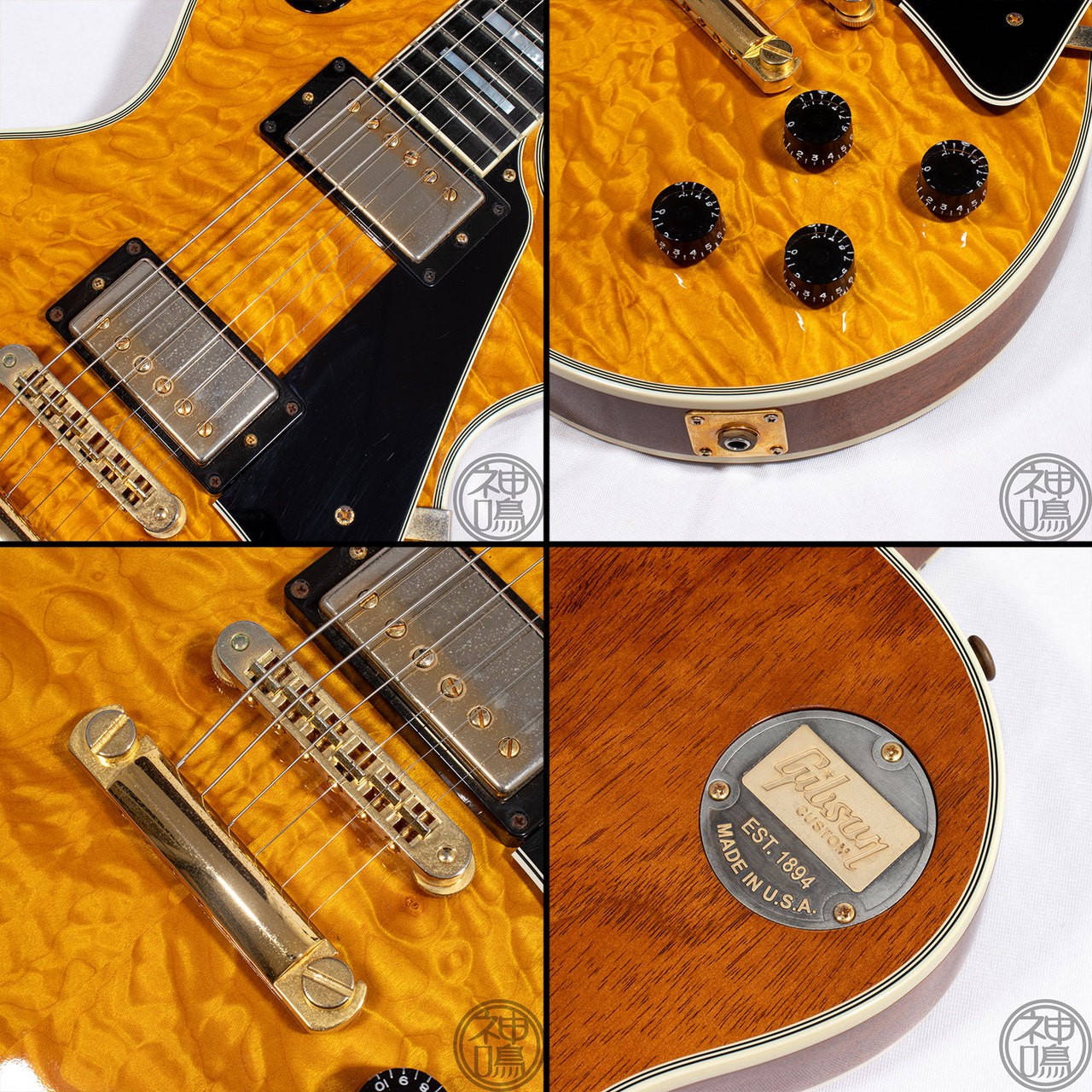 Gibson Custom Shop Les Paul 3A Quilt Top 2018 /Trans Amber Safe delivery from Ja