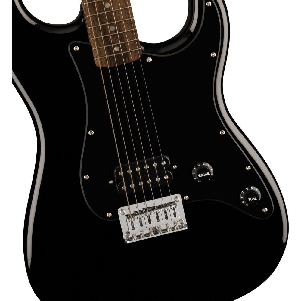 Squire Sonic Stratocaster HT H Electric Guitar, Black, Laurel Fingerboard
