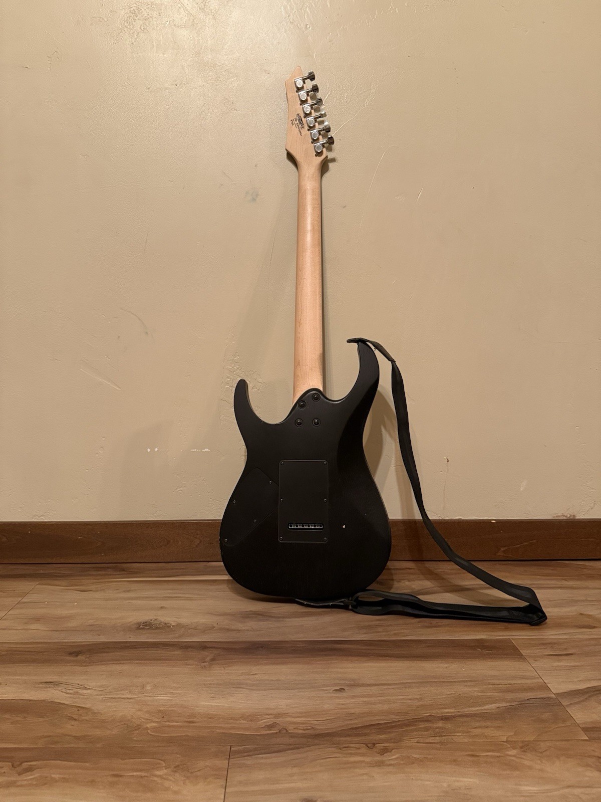 Cort X100OPBK X Series Double Cutaway Electric Guitar – Open Pore Black