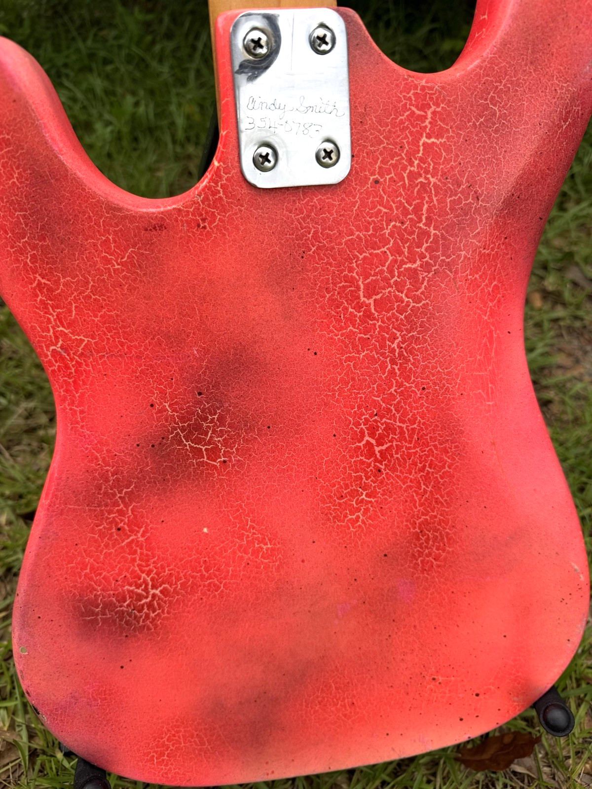 HONDO II H-760 Stratocaster 1980s PINK CRACKLE paint