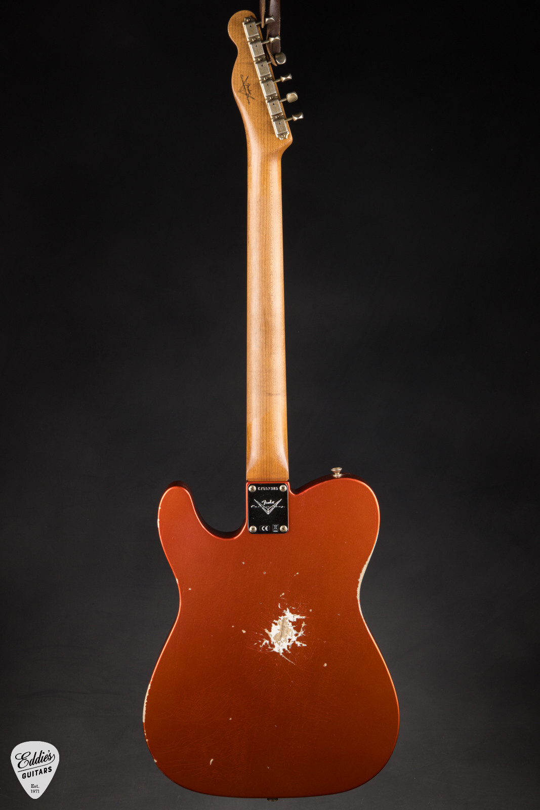 Fender Custom Shop 1960 Tele Custom Relic – Super Aged Candy Tangerine #CZ552385