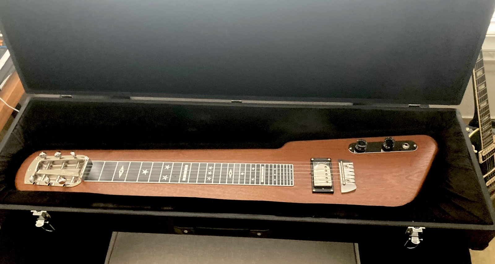 Custom Hand Made Lap Steel Guitar, Solid Mahogany, Pro Grade EVERYTHING Awesome