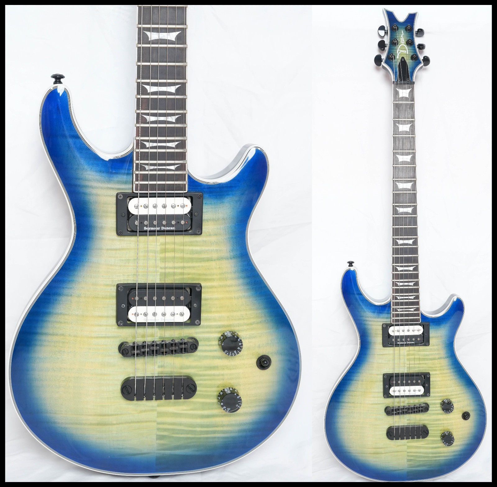 DEAN ICON SELECT Flame Top Ocean Burst, excellent condition, 2019 model
