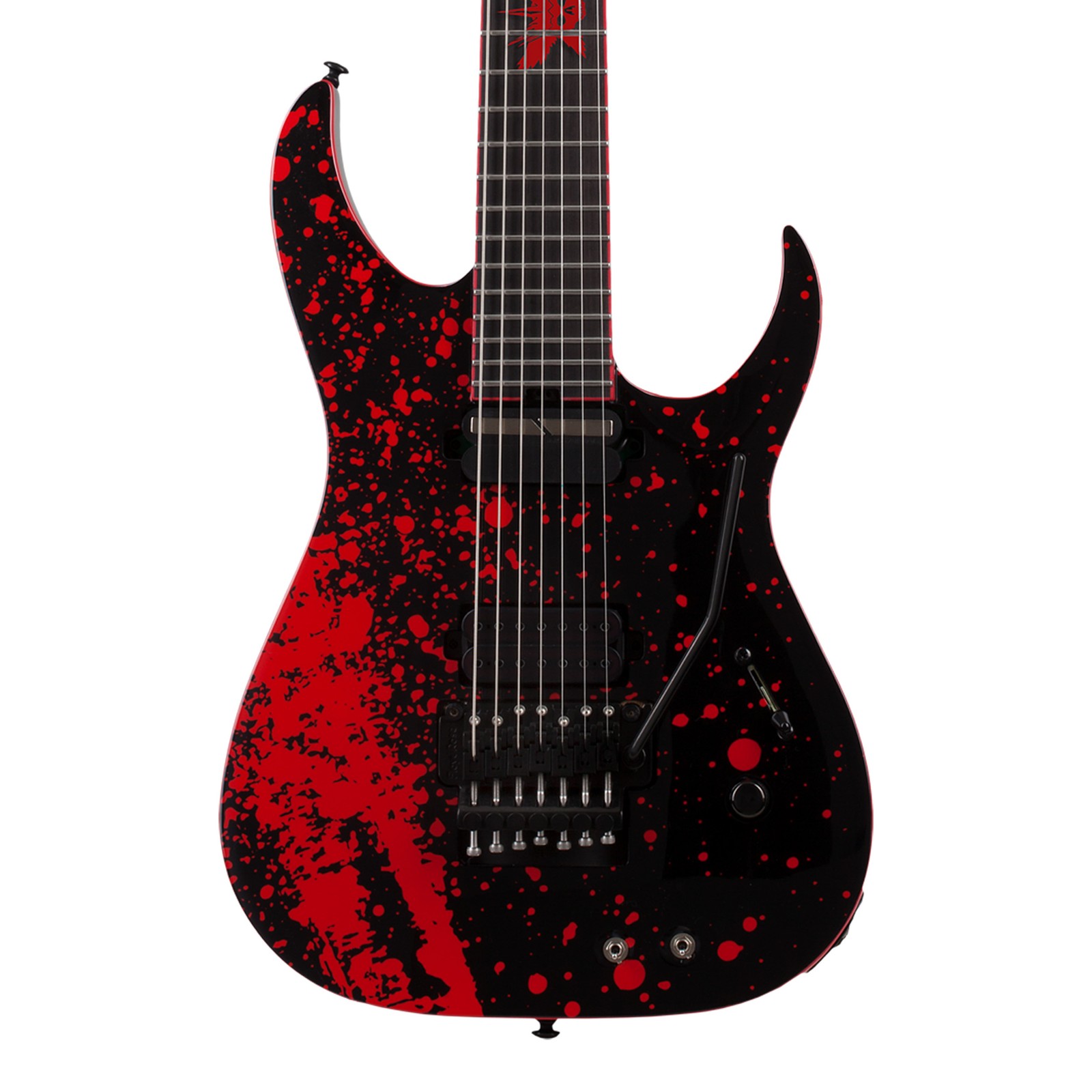 Schecter Sullivan King Signature Banshee 7 FR-S – Obsidian Blood – Open Box
