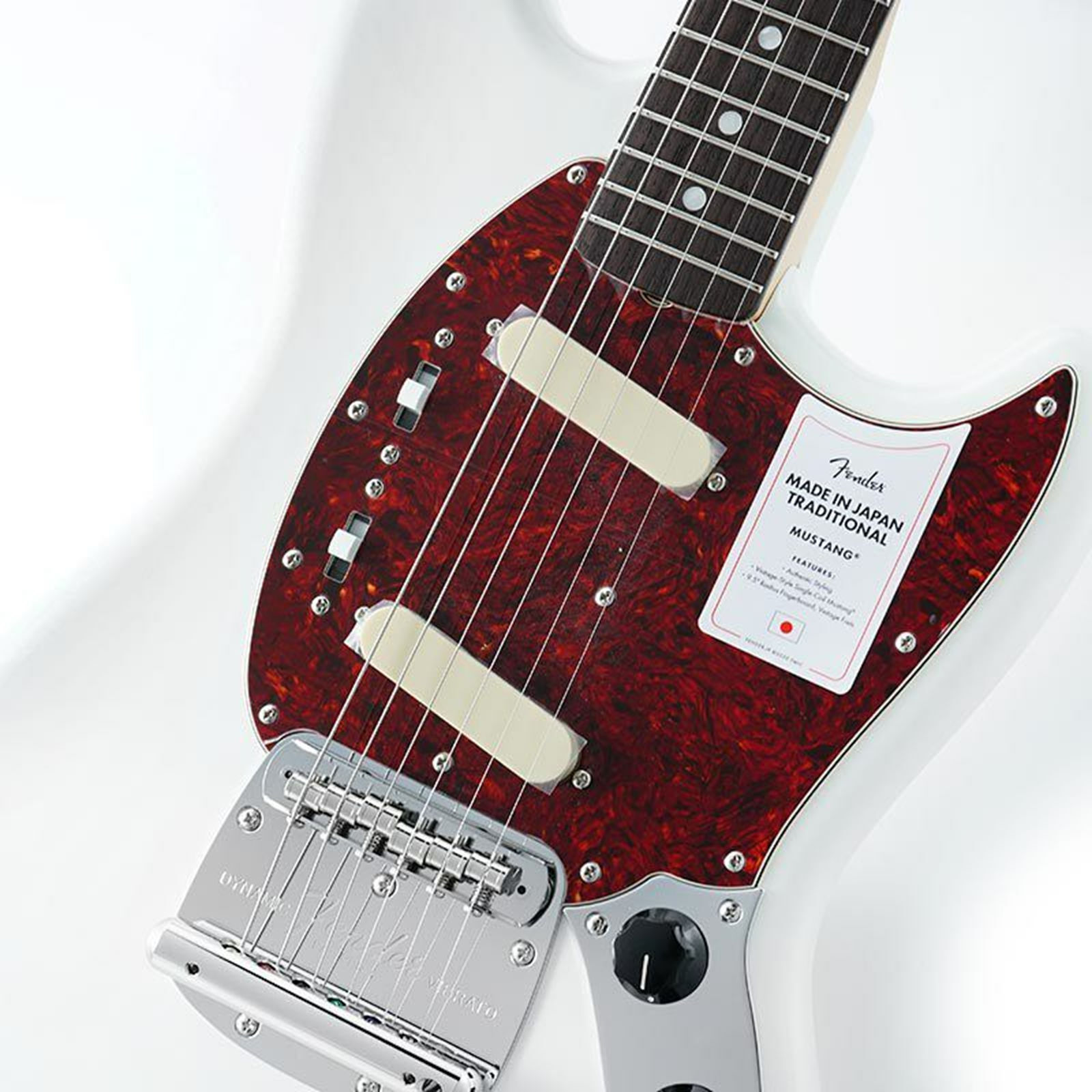 Fender Made in Japan Traditional 60s Mustang Olympic White Electric Guitar New