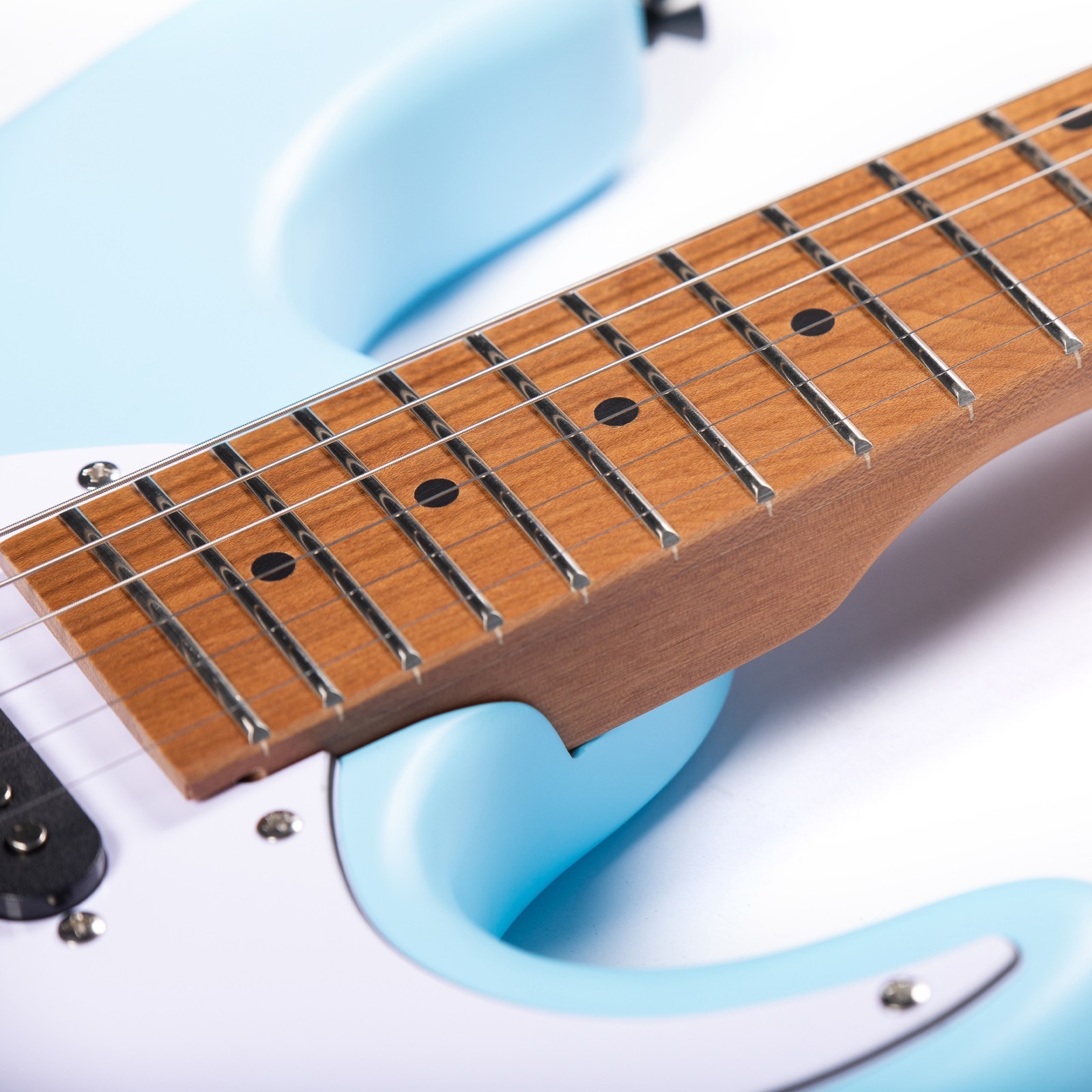 Right-Handed 6-String Modern-GST Electric Guitar, Solid Body, Daphne Blue