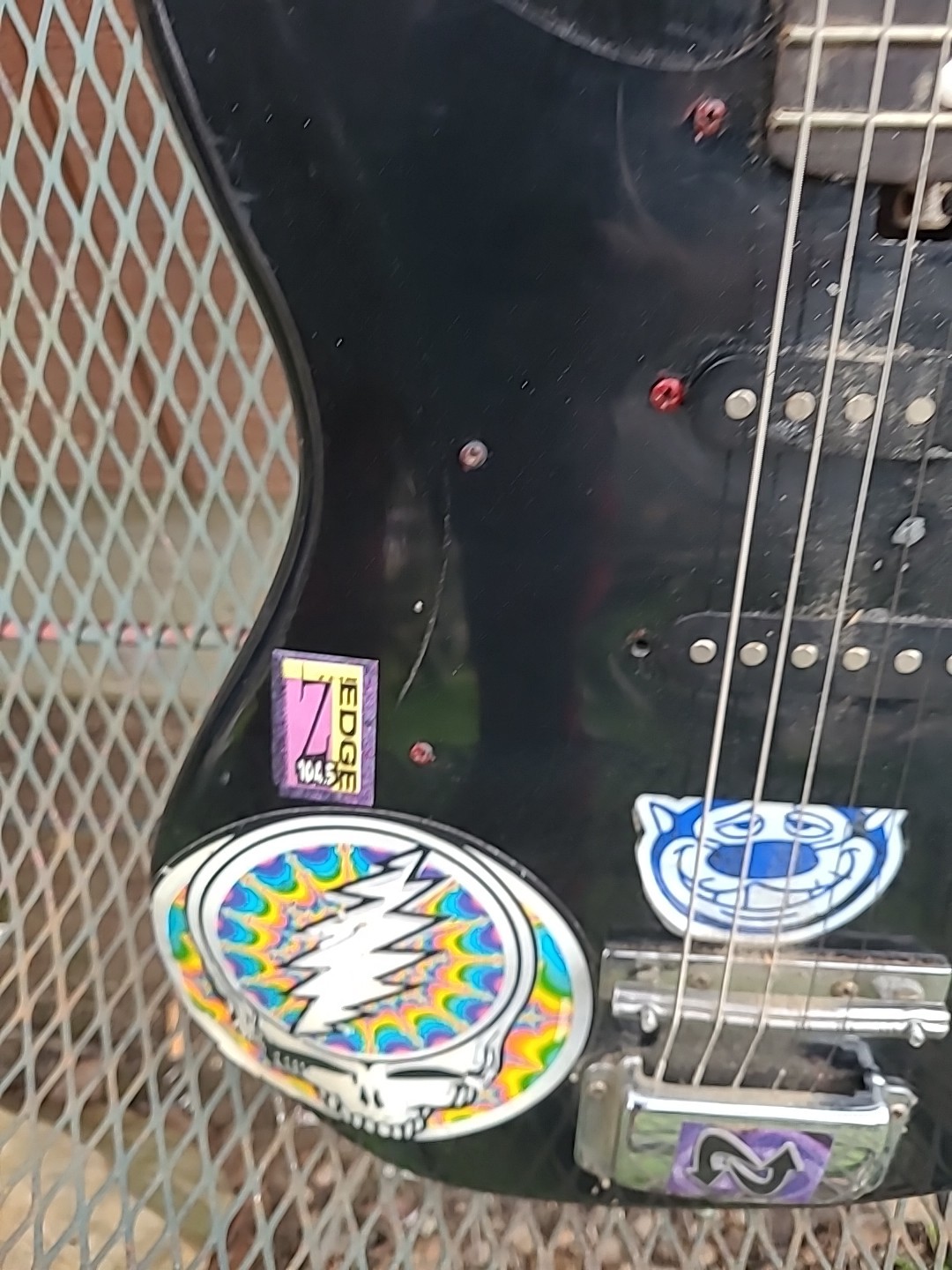 Vintage Harmony Electric Guitar Kiss Army Rock 80s Parts As Is